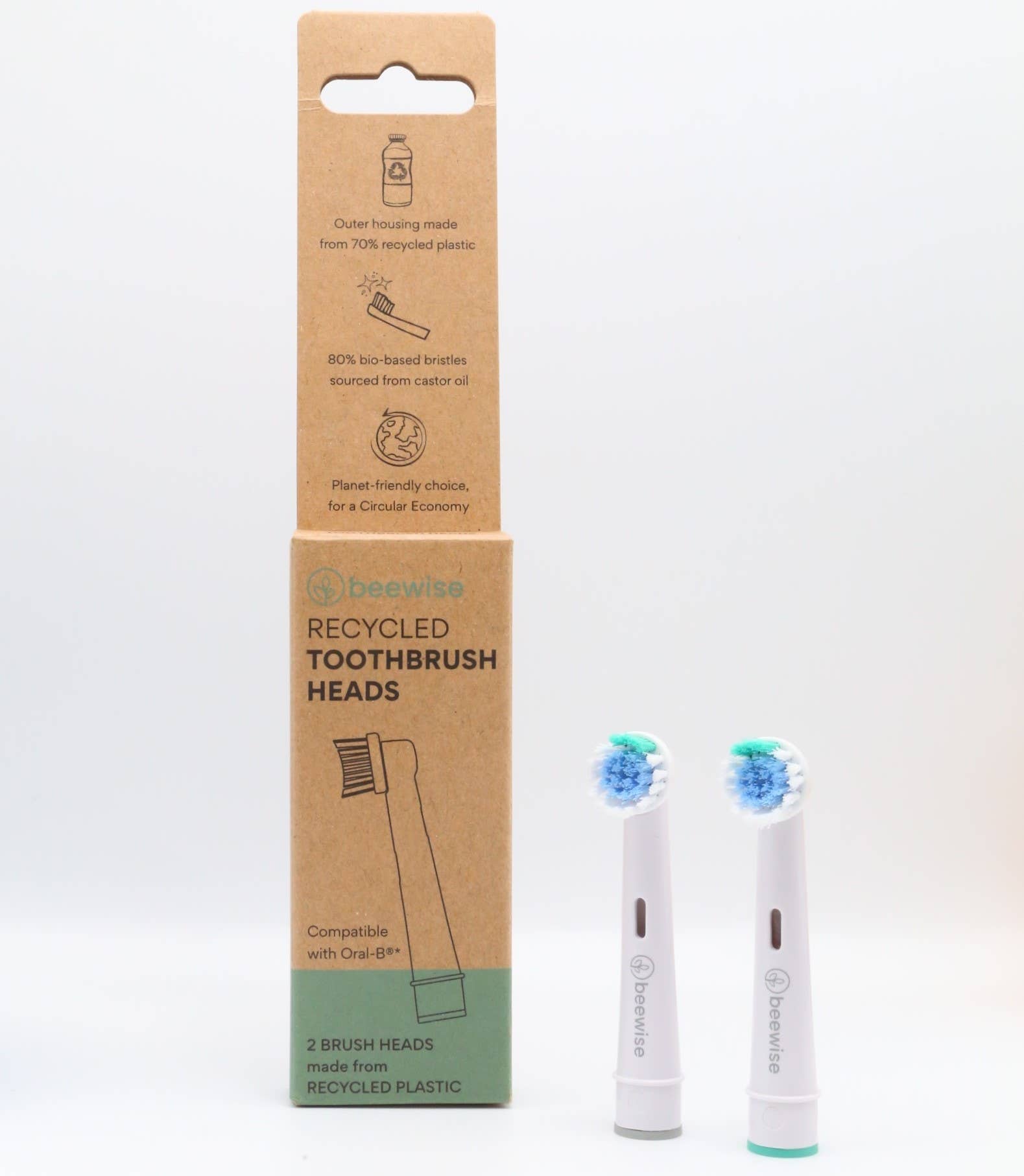 Testina per spazzolino elettrico riciclata | Compatibile con Oral-B