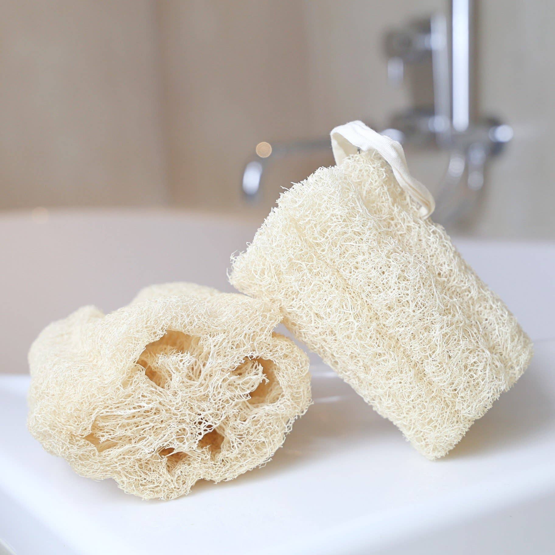 Spugna per il corpo in luffa | Biodegradabile | Morbida pianta egiziana