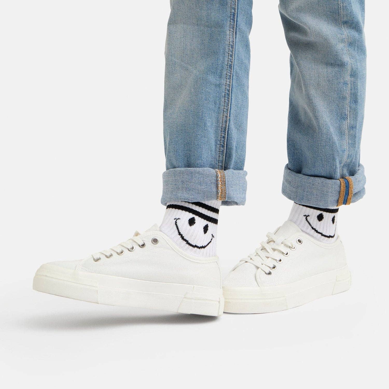 Calzini Sneaker Smile in cotone organico