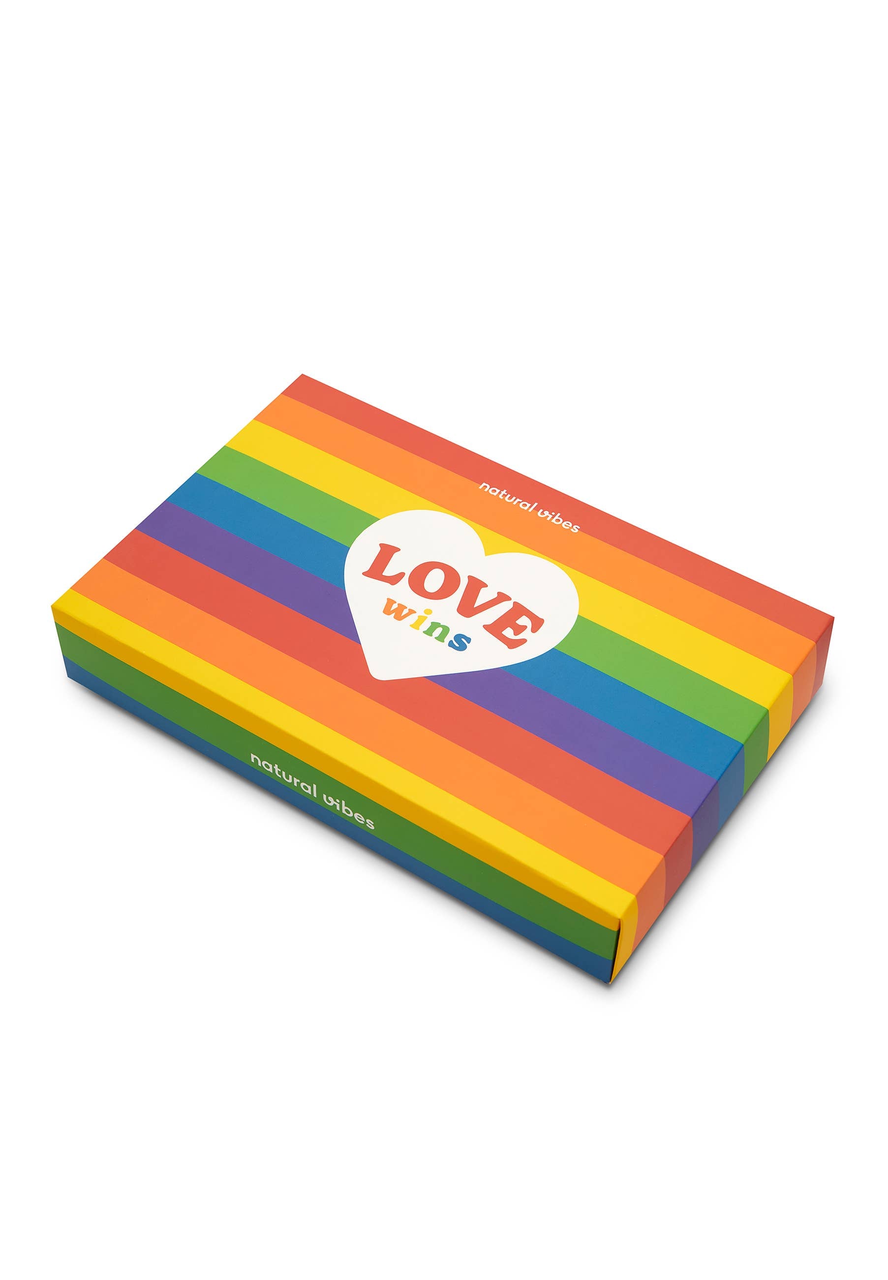 Set regalo da 3 pezzi Love wins - Calzini biologici colorati