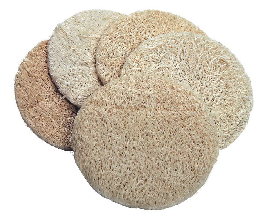 Dischetti Esfolianti Luffa Cosmetici Naturali Benessere Viso